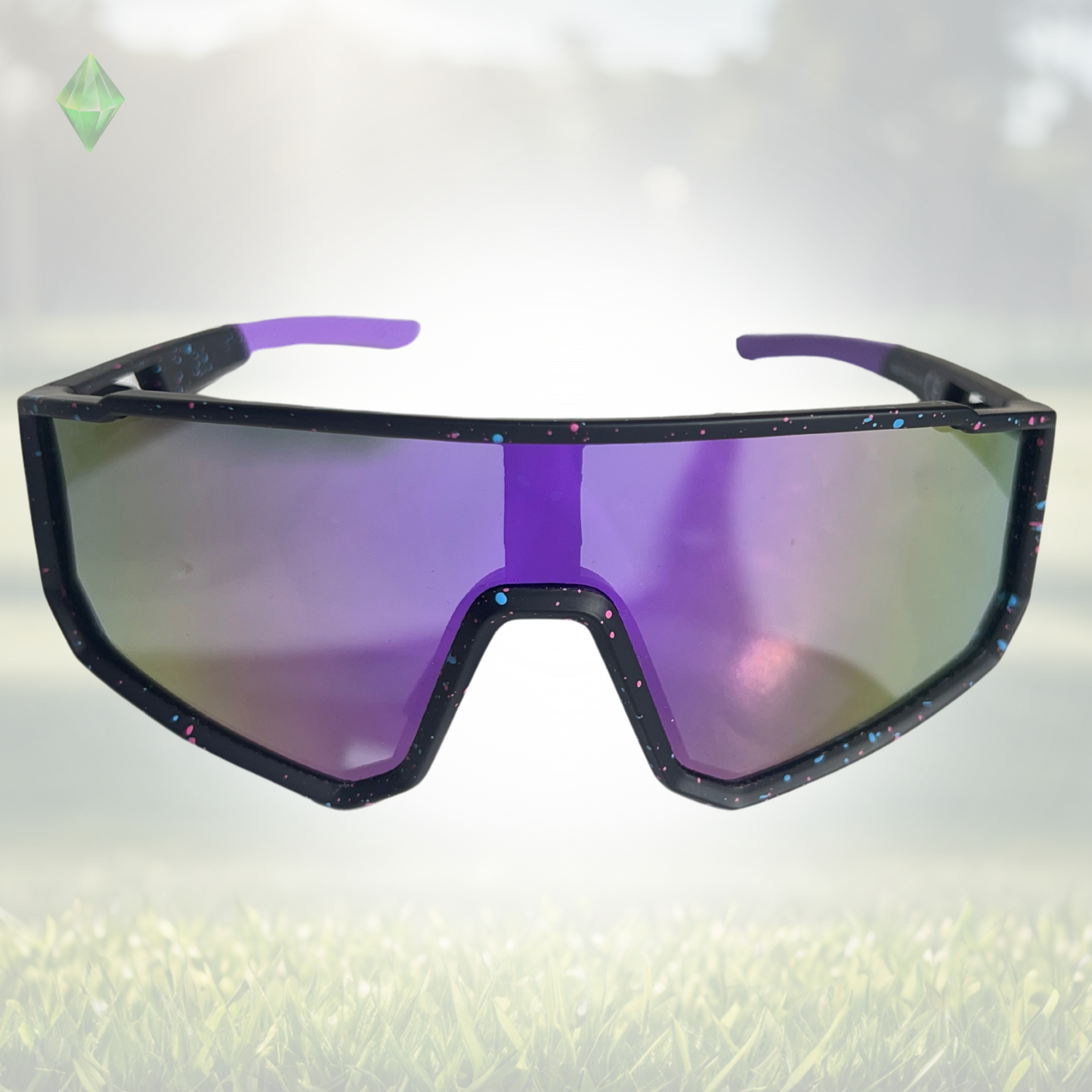 VividShield Sport Sunglasses (Purple Speckle) | Polarised UV400