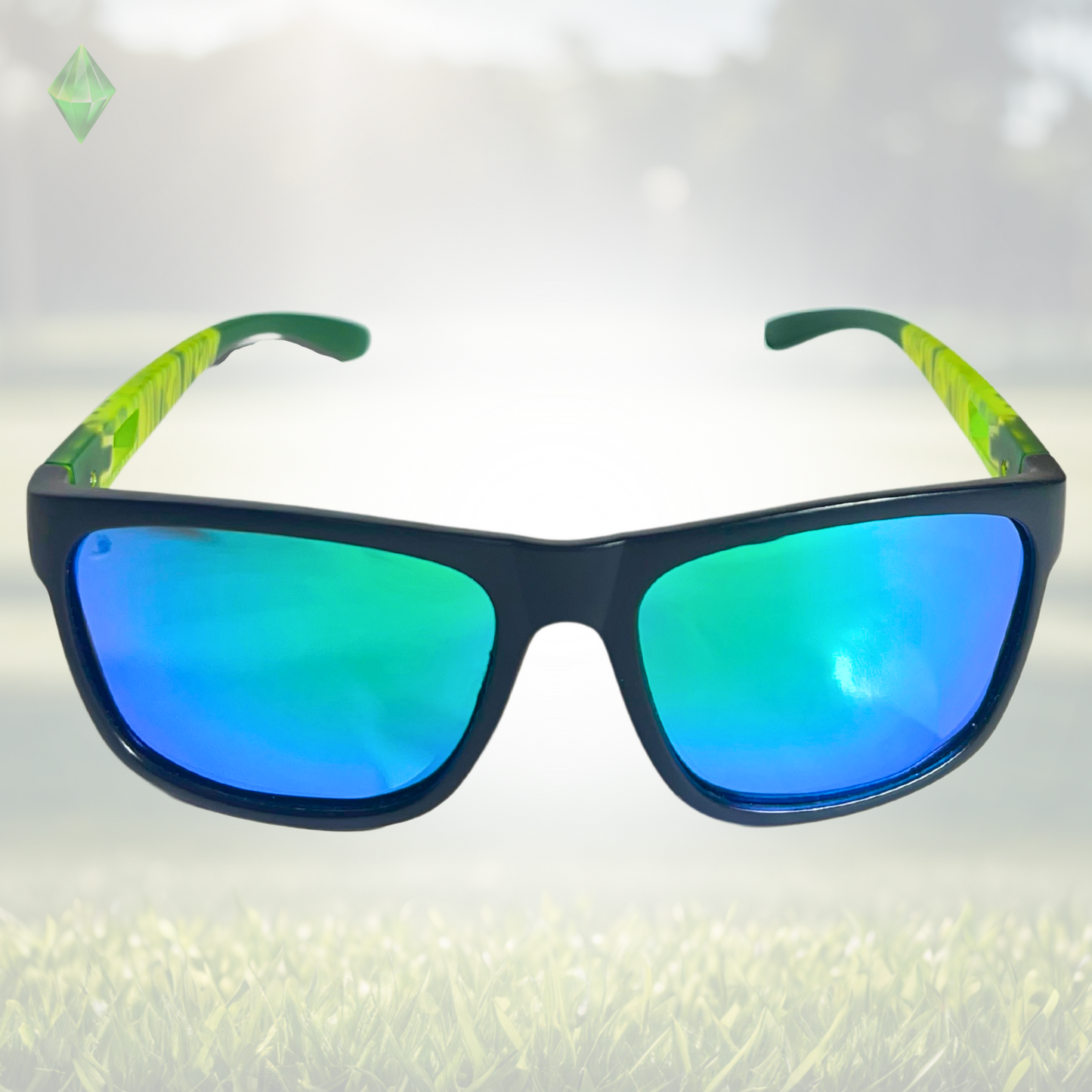 KINGSEVEN Adventure Sunglasses | Green Reflective | Polarized UV400