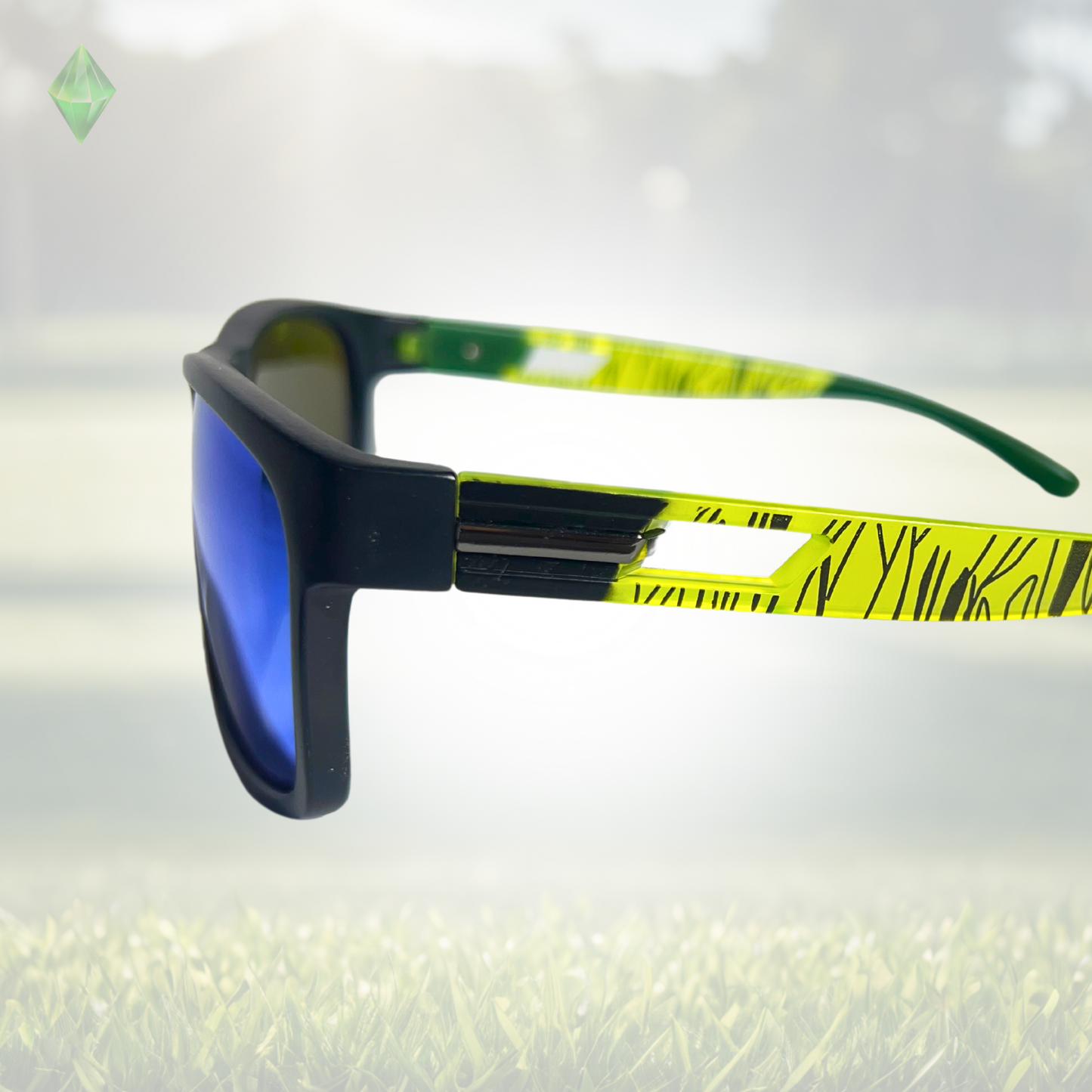 KINGSEVEN Adventure Sunglasses | Green Reflective | Polarized UV400