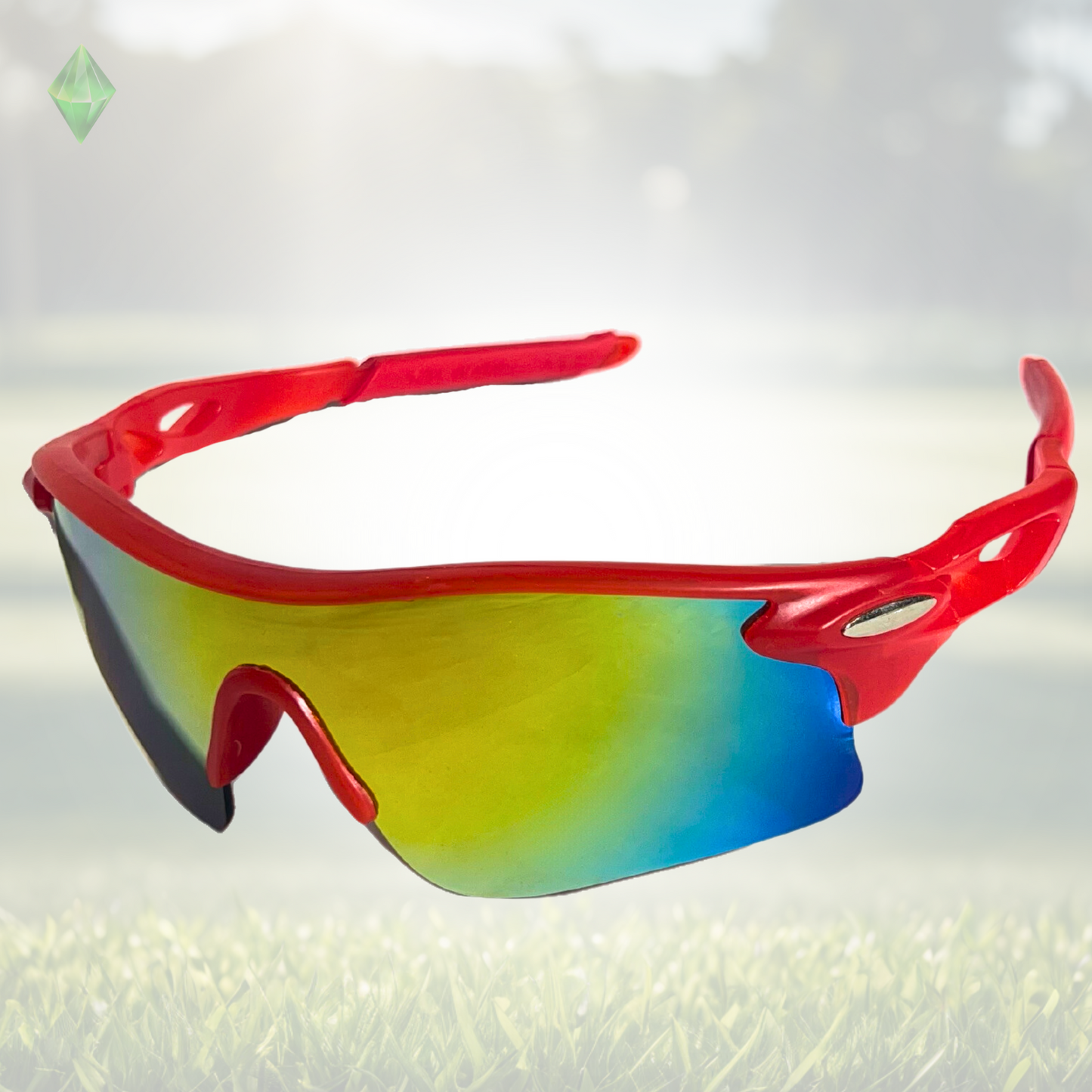 OptiView Sport Sunglasses | Red Reflective | Polycarbonate UV400