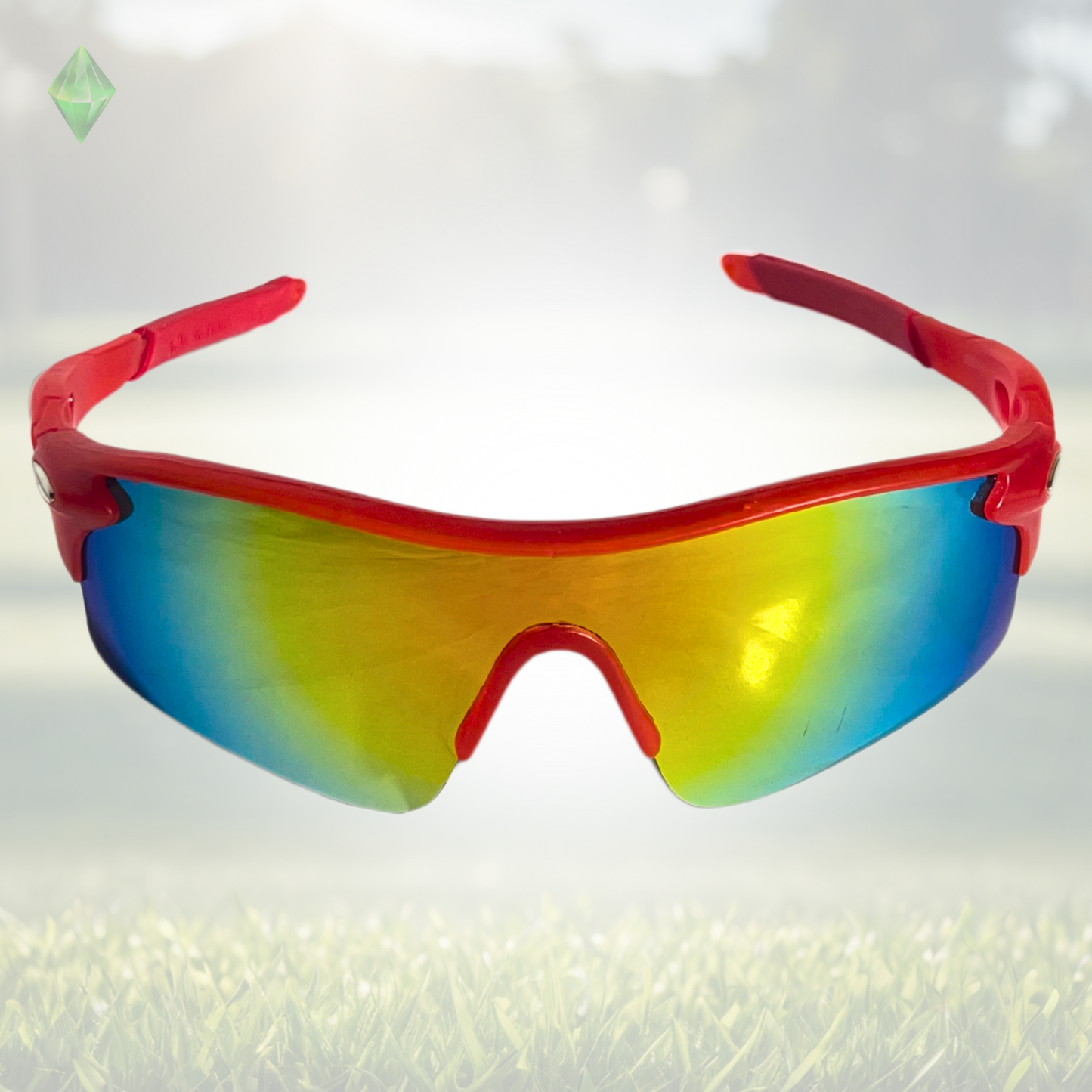 OptiView Sport Sunglasses | Red Reflective | Polycarbonate UV400