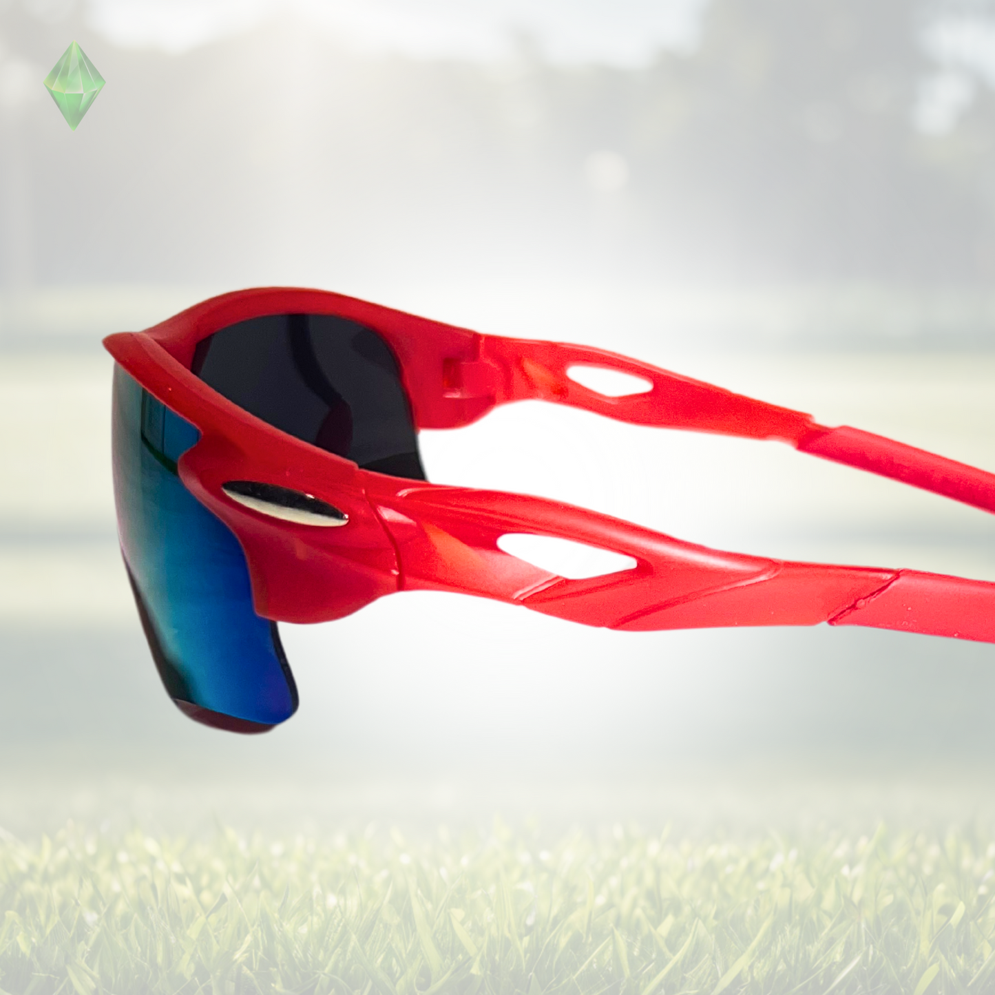 OptiView Sport Sunglasses | Red Reflective | Polycarbonate UV400