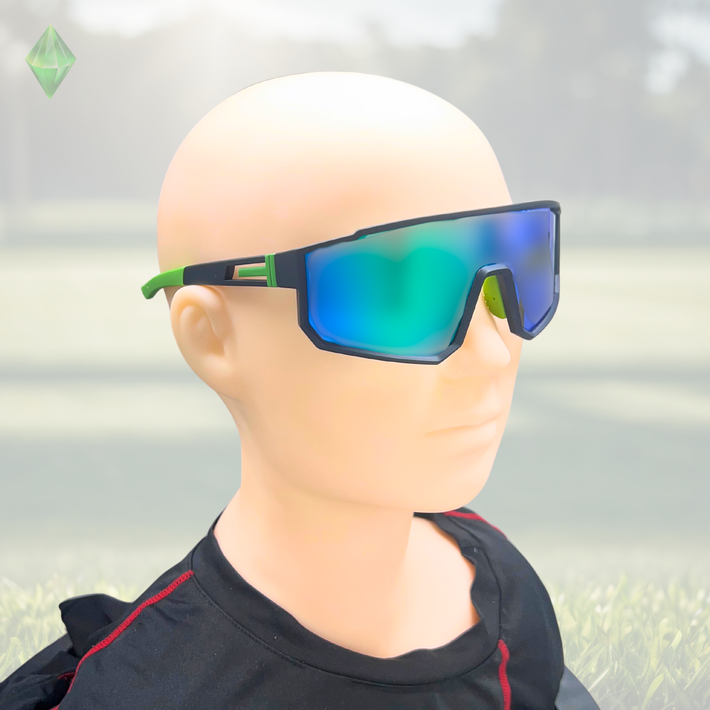 VividShield Sport Sunglasses (Green) | Polarised UV400