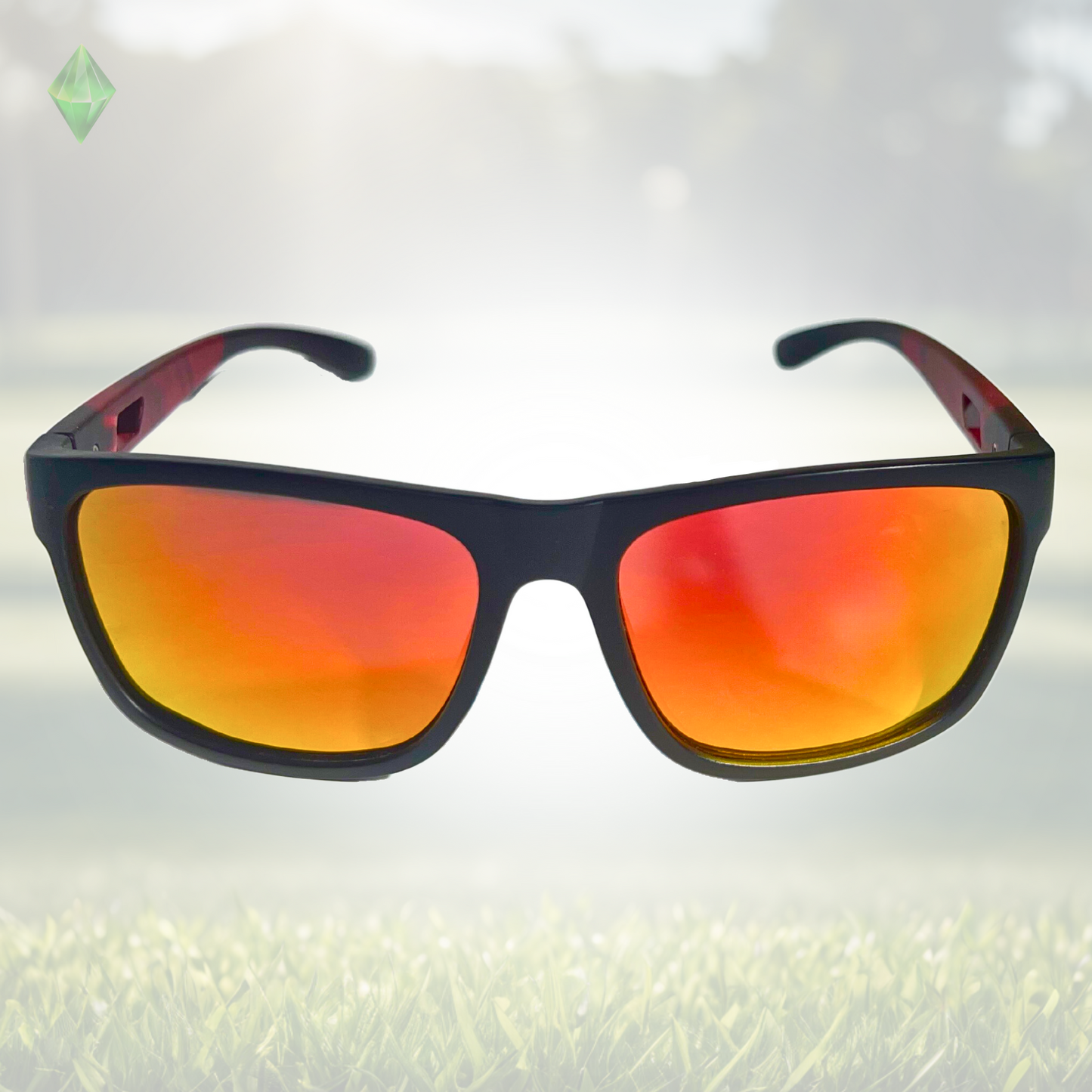KINGSEVEN Adventure Sunglasses | Red Reflective | Polarized UV400