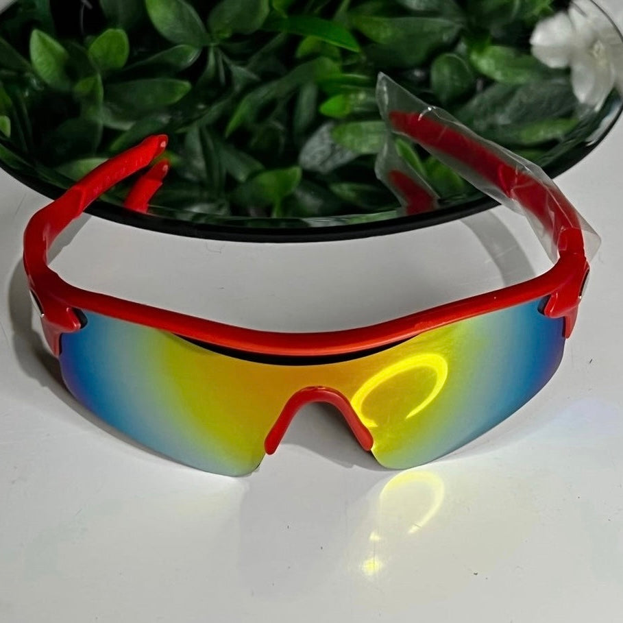 OptiView Sport Sunglasses | Red Reflective | Polycarbonate UV400