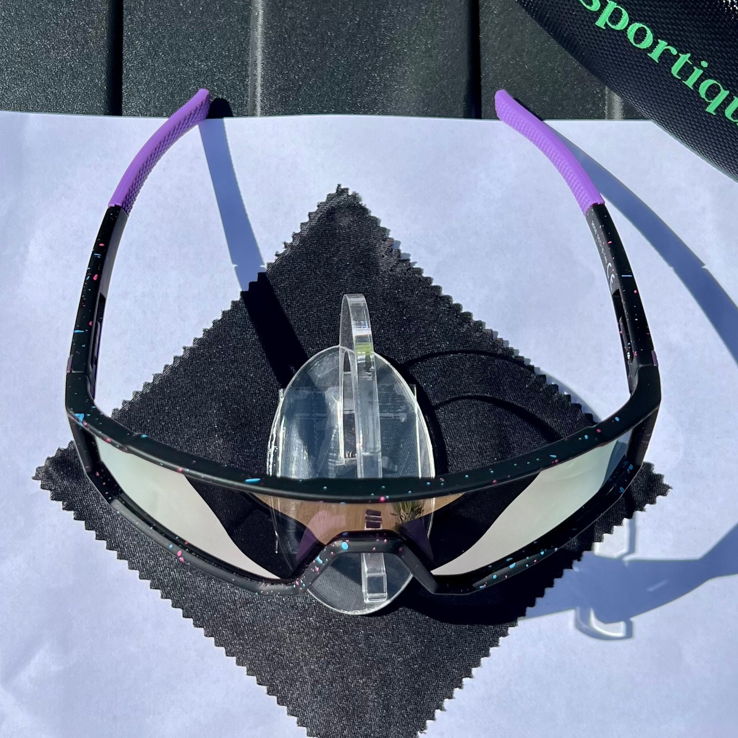 VividShield Sport Sunglasses (Purple Speckle) | Polarised UV400
