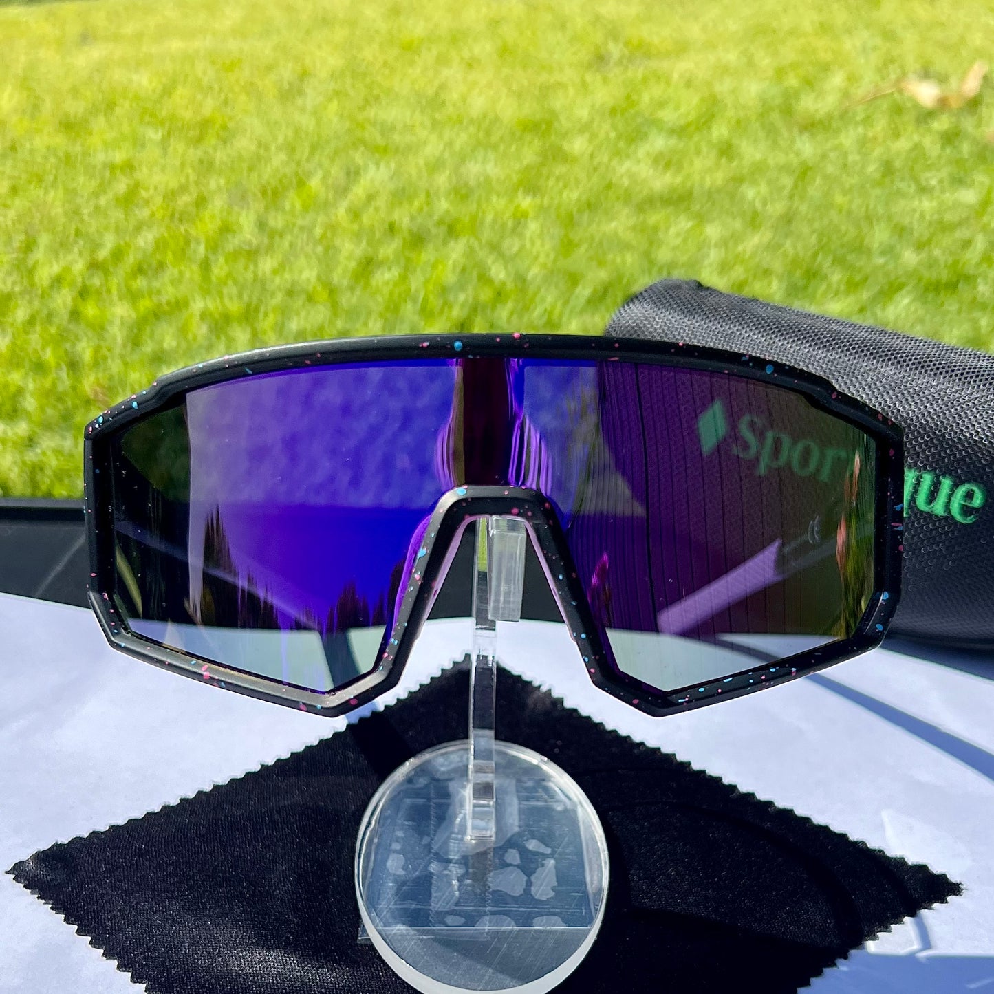 VividShield Sport Sunglasses (Purple Speckle) | Polarised UV400