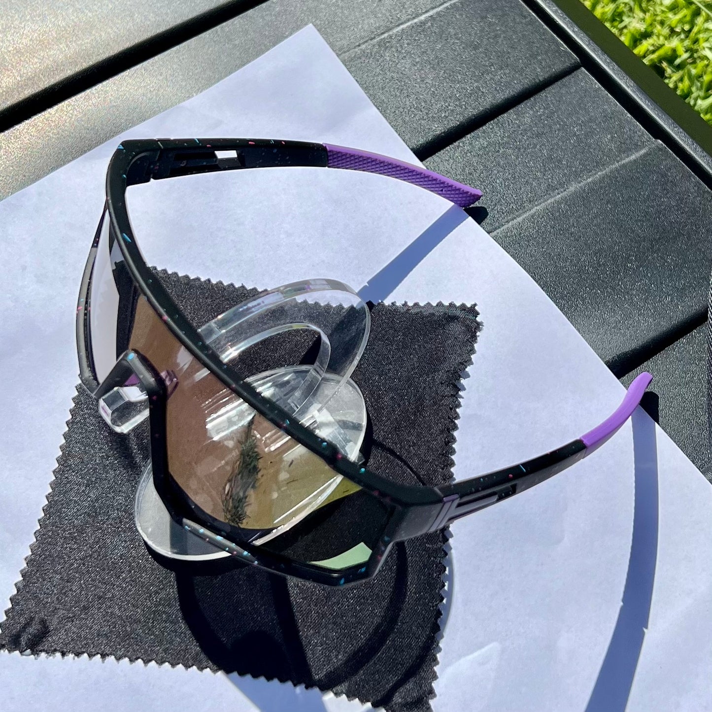 VividShield Sport Sunglasses (Purple Speckle) | Polarised UV400