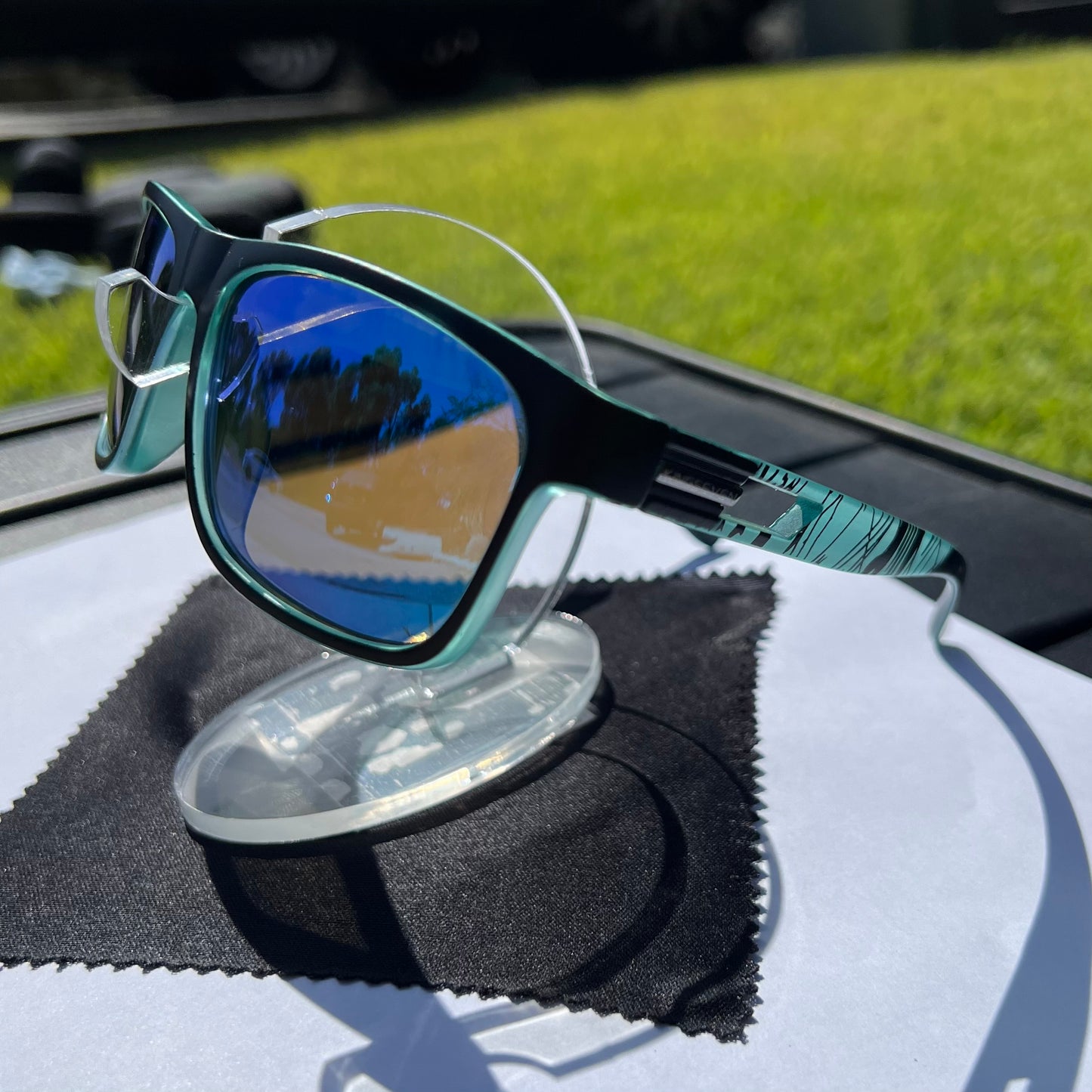 KINGSEVEN Adventure Sunglasses | Blue Reflective | Polarized UV400