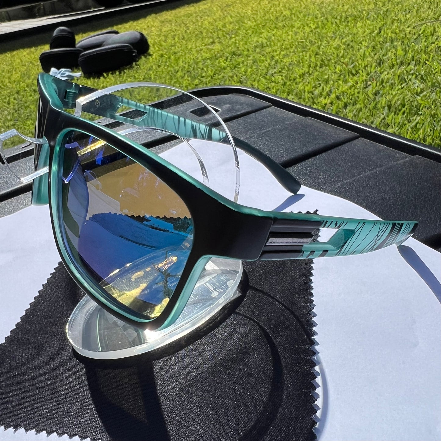 KINGSEVEN Adventure Sunglasses | Blue Reflective | Polarized UV400