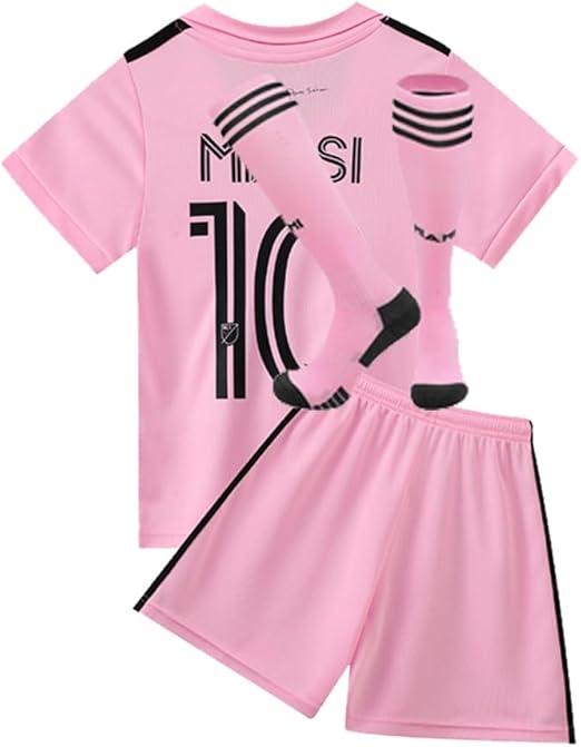 Messi Inter Miami CF Away Shirt 2324 - Adult & Kids Size 10 Away Adult XXL(185-195cm)