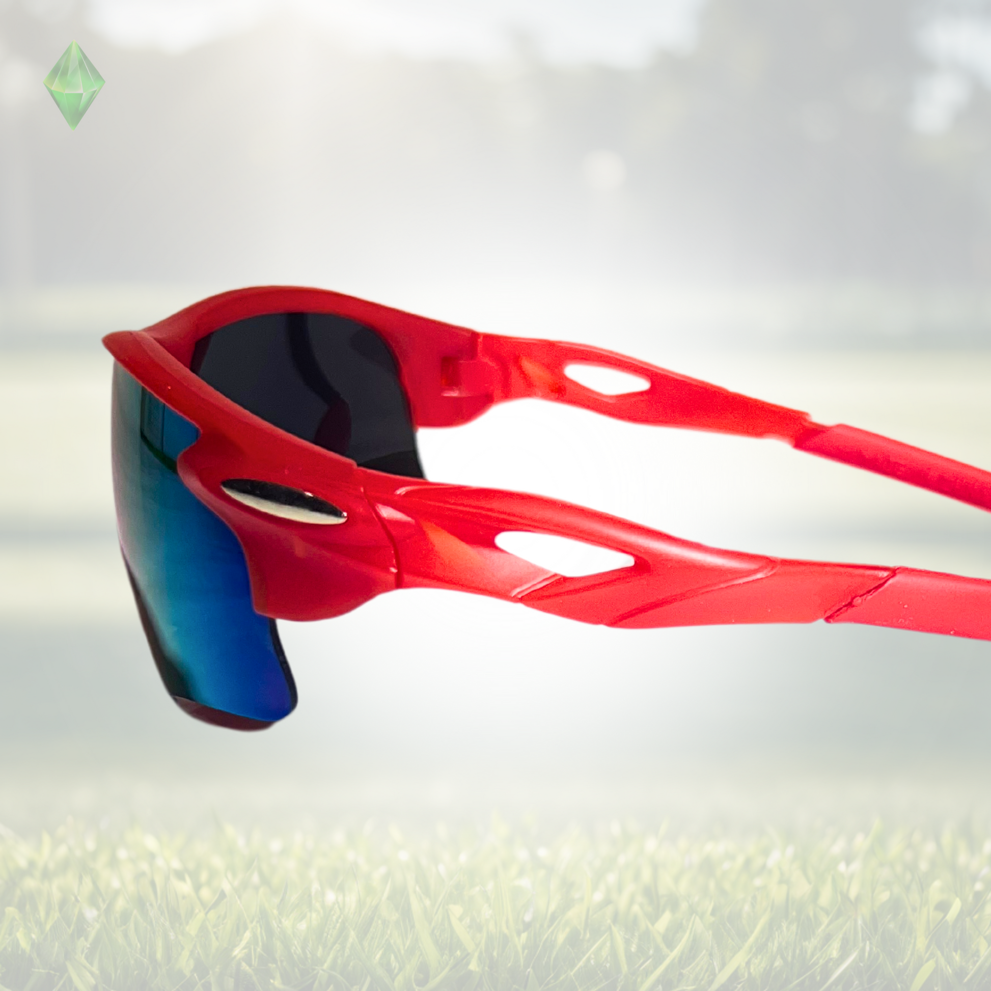 OptiView Sport Sunglasses | Red Reflective | Polycarbonate UV400