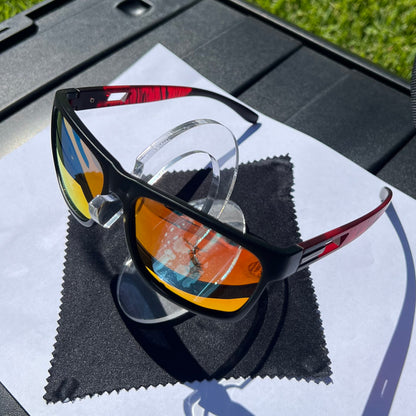 KINGSEVEN Adventure Sunglasses | Red Reflective | Polarized UV400
