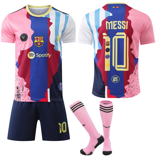 2025-2026 Barcelona New Anniversary Edition Football Shirt For Kids Adult No.10 Messi 16