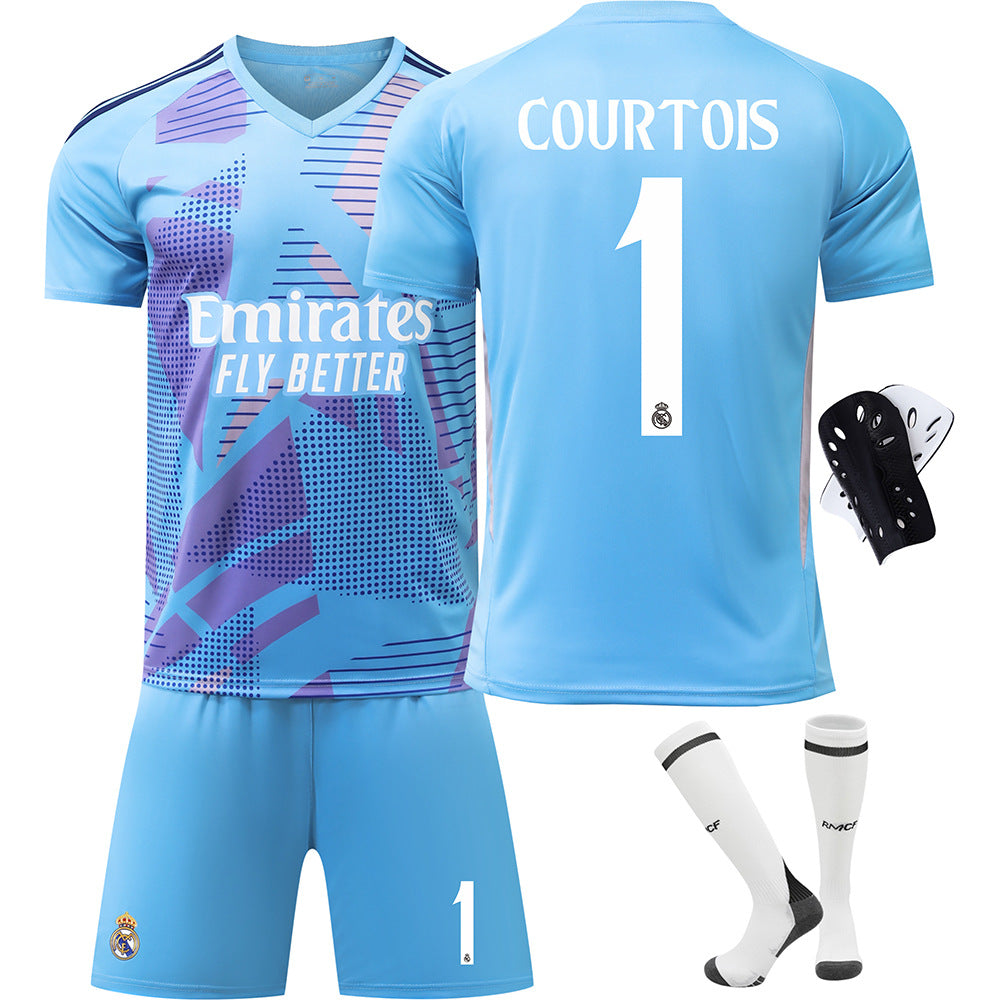 2425 Royal Horse Goalkeeper Football Shirt 2425 Real Madrid goalkeeper number 1 XXXL #—jarx 2425 Real Madrid goalkeeper number 1 XXXL #