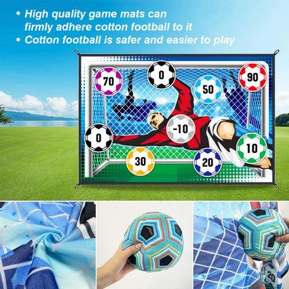 150cm Football Play Mat Set Outdoor Indoor Football Toys