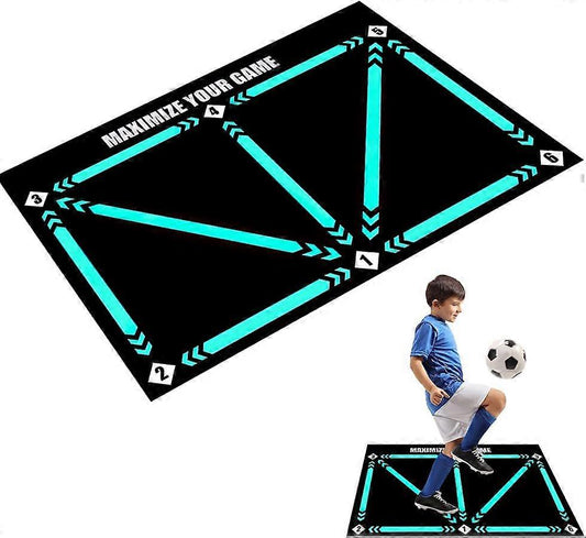 Football Step Training Mat, 60 x 90 cm Football Mat, Football Training Mat, Silent Football Mat