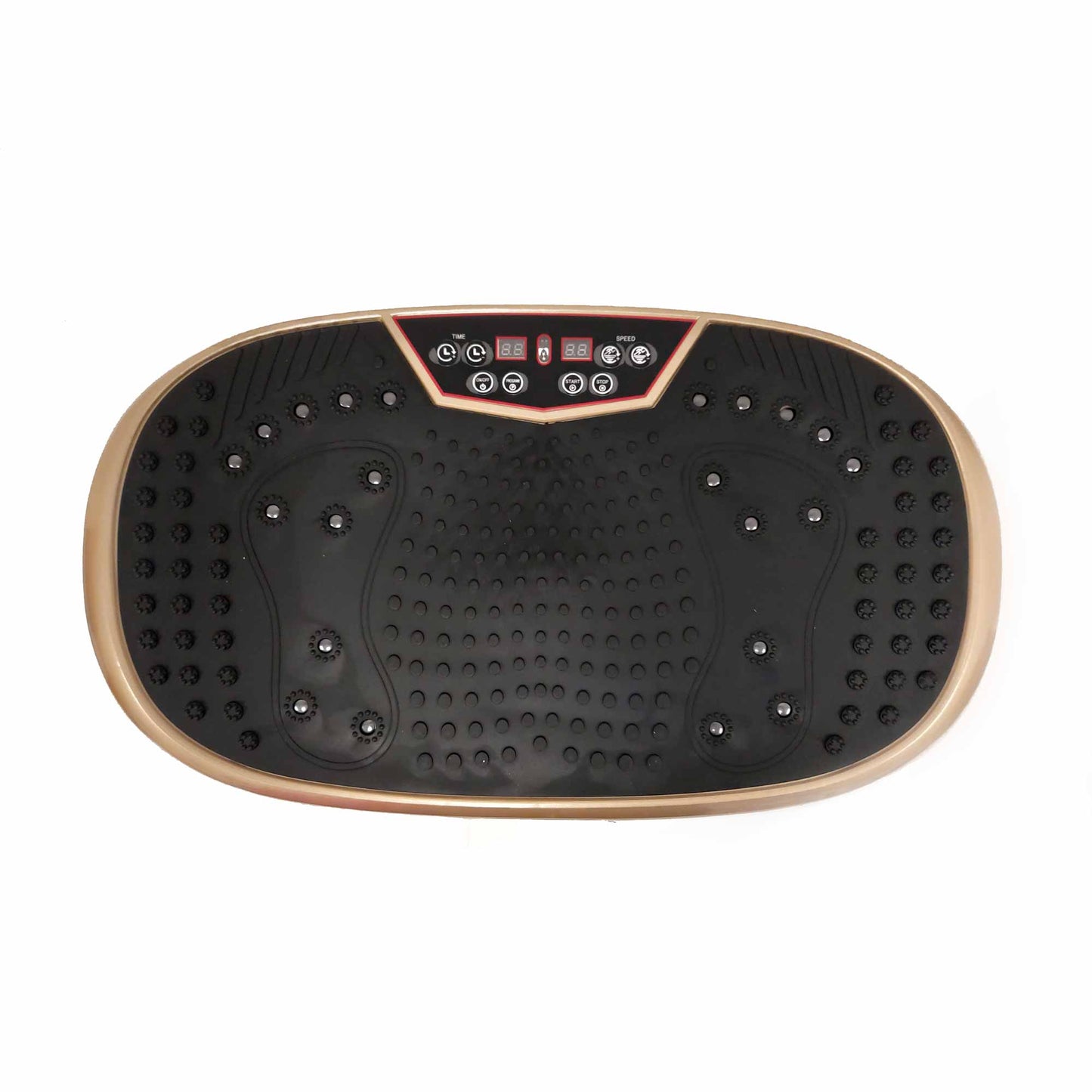 Social Hike Gold Mini Vibration Plate - Vibrating Exercise Machine Platform