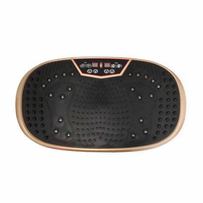 Social Hike Gold Mini Vibration Plate - Vibrating Exercise Machine Platform