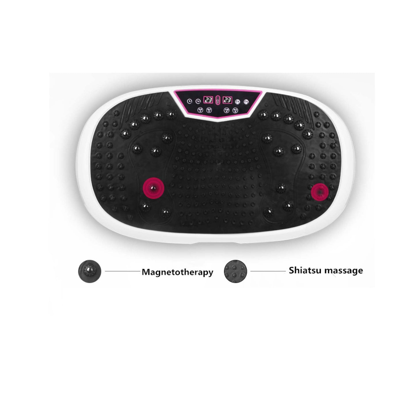 Social Hike Gold Mini Vibration Plate - Vibrating Exercise Machine Platform