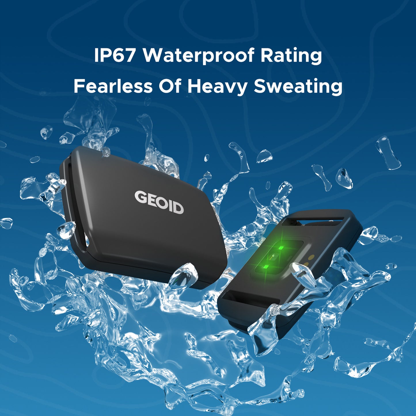 Optical Armband Heart Rate Monitor - Bluetooth & ANT+ Dual Protocol, IP67 Waterproof for Fitness Training(black)